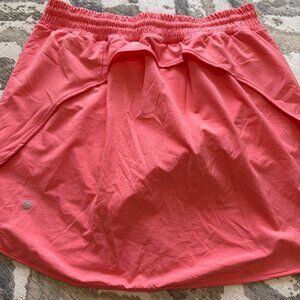 lululemon Hotty Hot Coral skirt